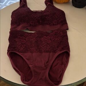 Rhonda Shear Bra and Panty set